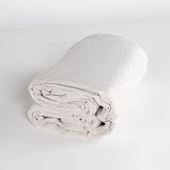 Edredones Y Colchas>Colcha Rombos Blanca 240x260Cm