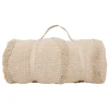 atmosphera Edredones Y Colchas>Colcha Slub Con Tuft Beige 240x260cm
