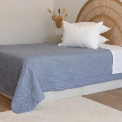 Edredones Y Colchas>Colcha WHEAT Azul 220x240cm