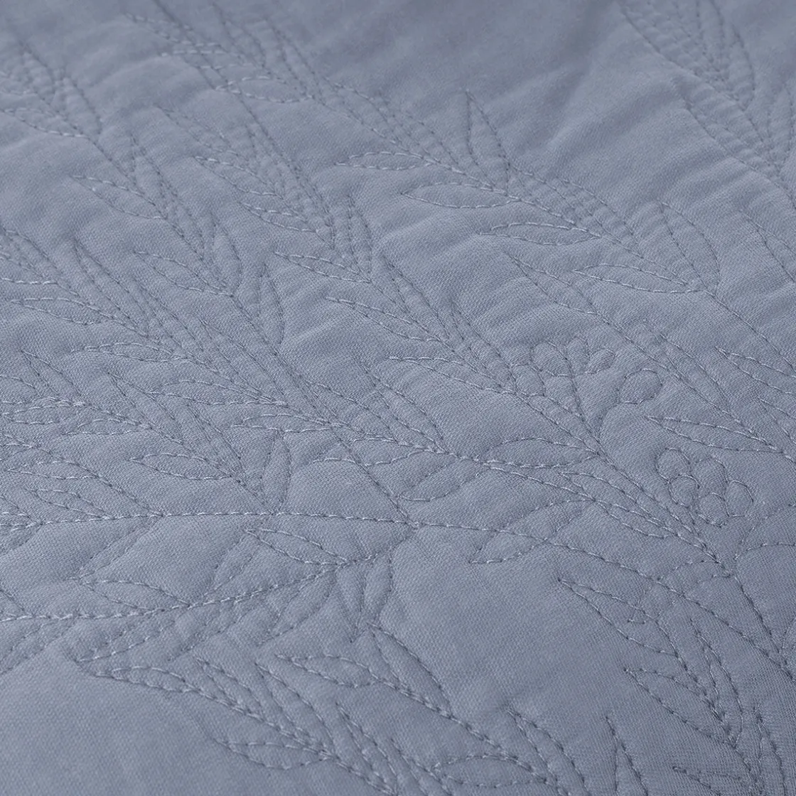 Edredones Y Colchas>Colcha WHEAT Azul 220x240cm