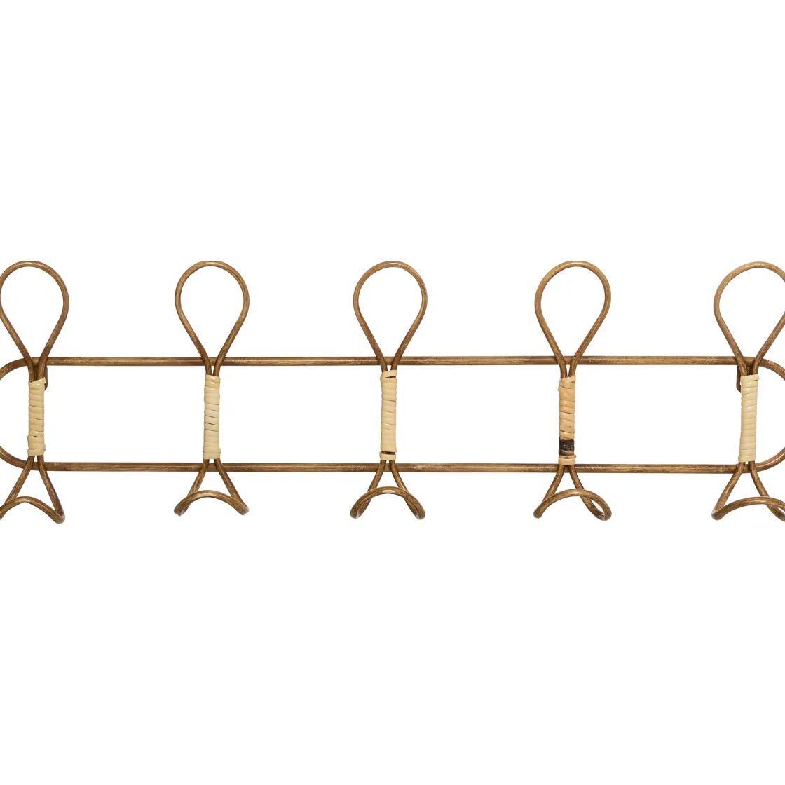 atmosphera Perchas Y Travesaños|Estilo Étnico>Colgador De Pared De Metal 76x7.5x22.5Cm