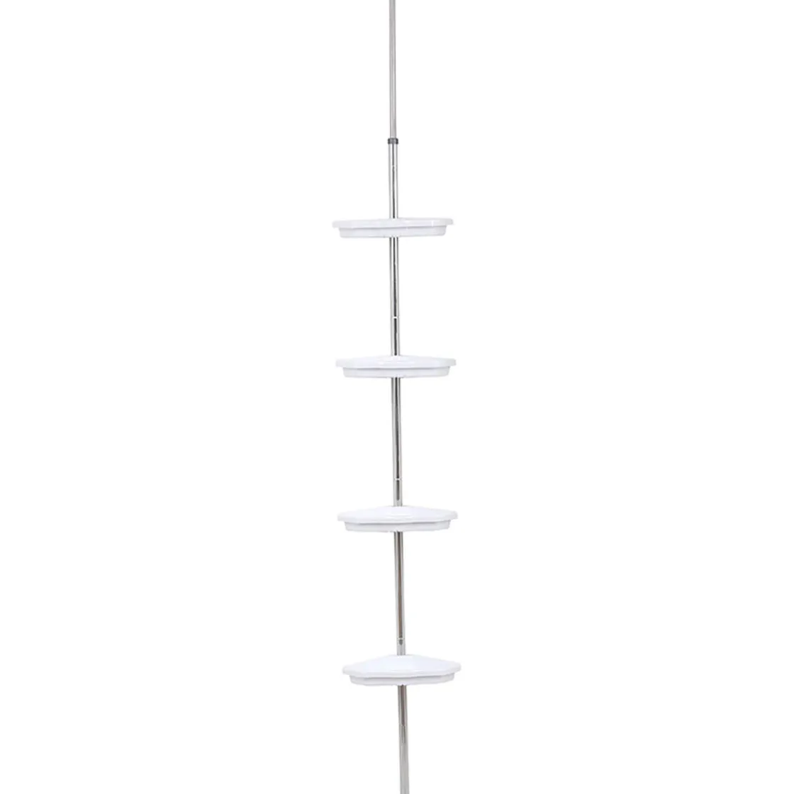 Cestas De Almacenamiento>Columna De Ducha De Aluminio 4 Jaboneras