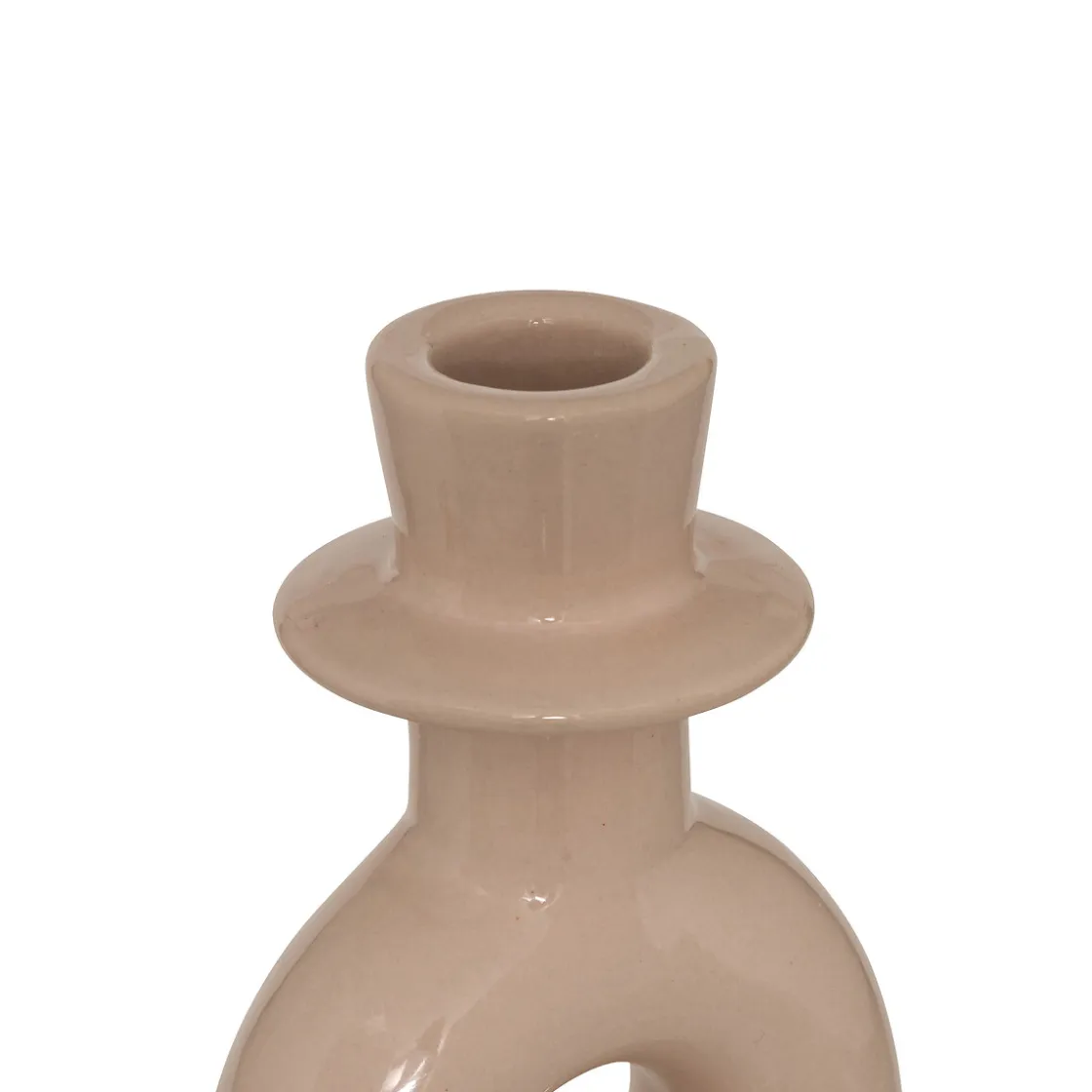 atmosphera Portavelas Y Candelabros>Conjunto de 2 candelabros de cerámica MALA 18/25cm