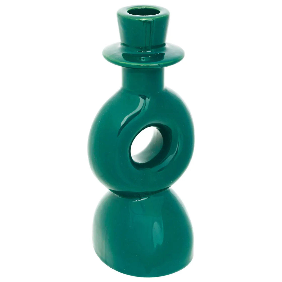 atmosphera Portavelas Y Candelabros>Conjunto de 2 candelabros de cerámica MALA 18/25cm