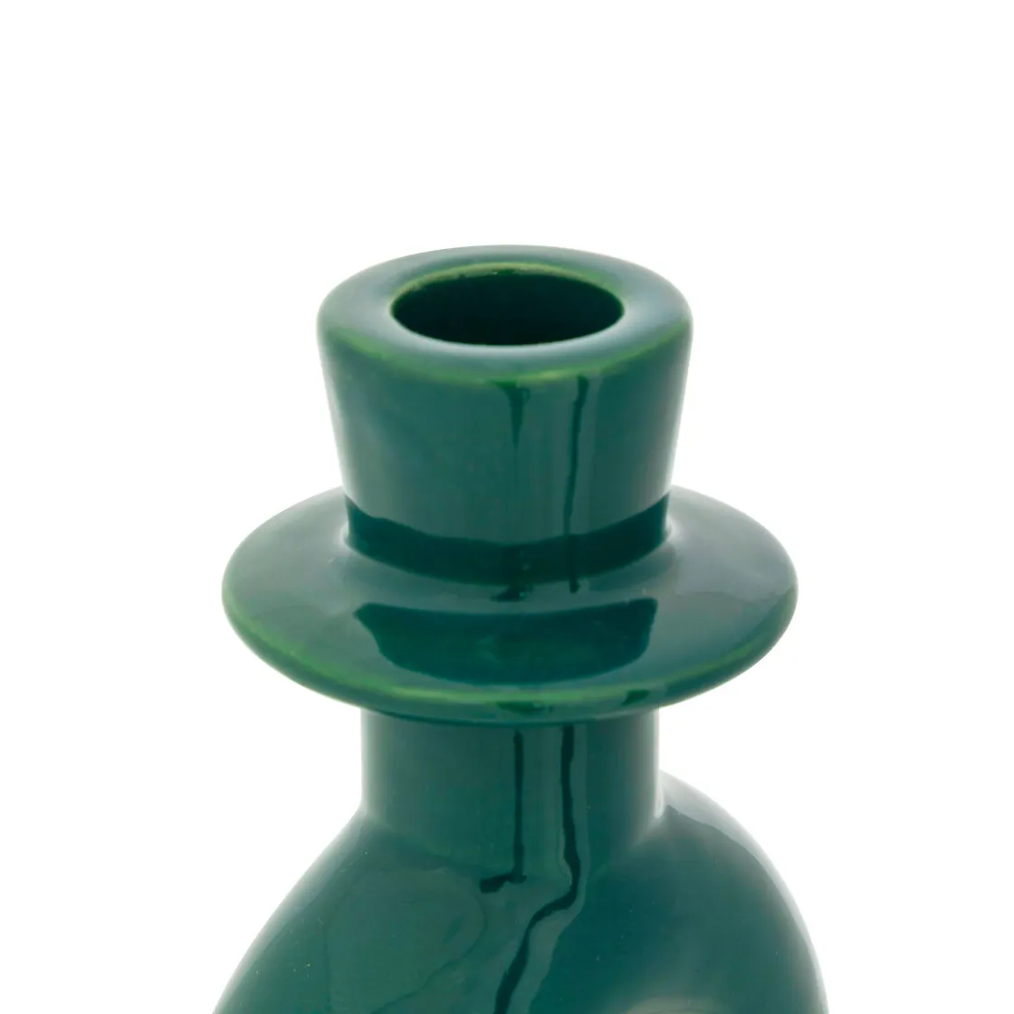 atmosphera Portavelas Y Candelabros>Conjunto de 2 candelabros de cerámica MALA 18/25cm