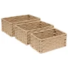 5five Cestas De Almacenamiento>Conjunto de 3 cestas altas TRESSE beige