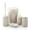Accesorios De Lavabo>Conjunto de 5 piezas wc ALESTA beige