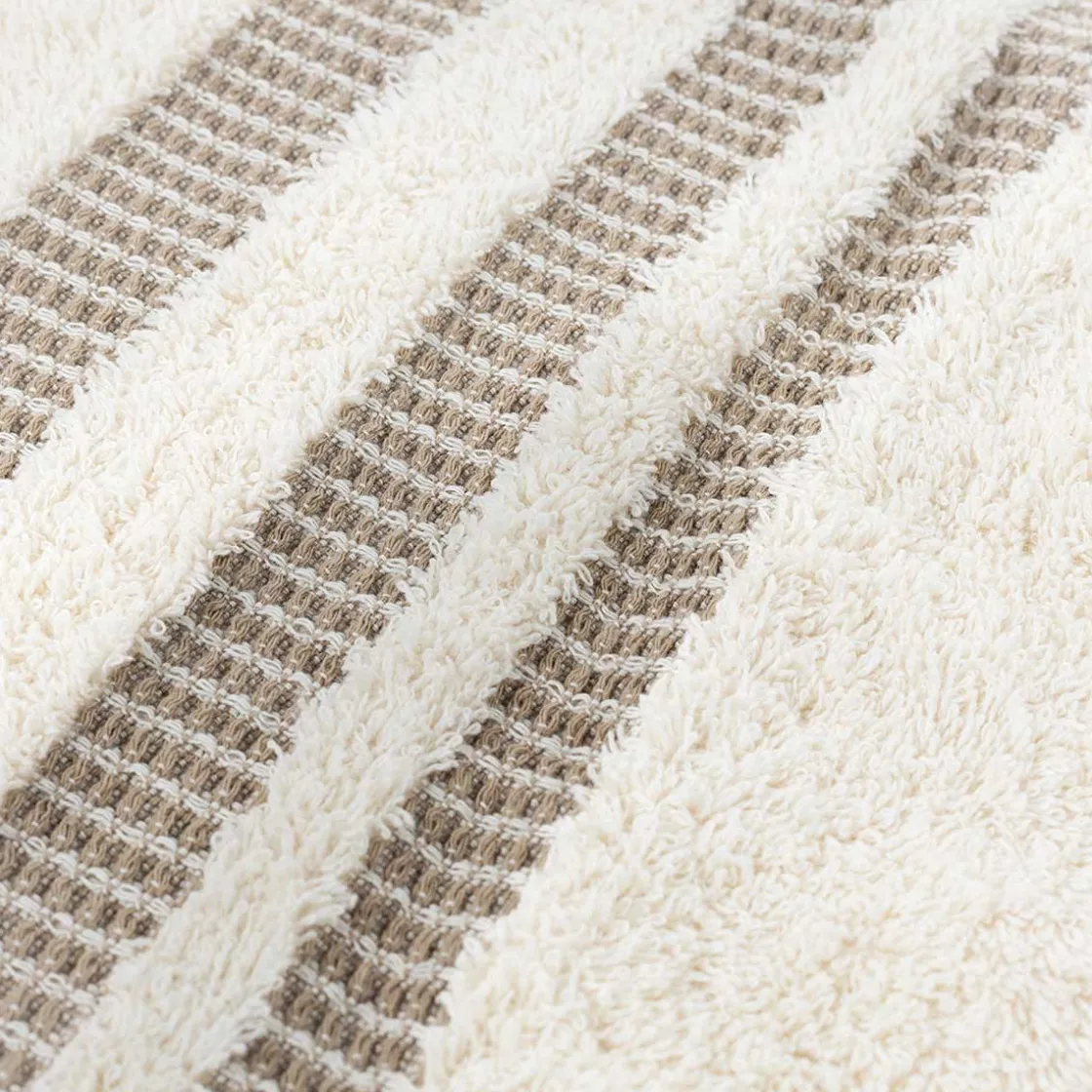 Toallas De Baño>Conjunto de 2 toallas de baño CHLOÉ natural