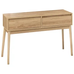 5five Aparadores Y Consolas|Estilo Rústico>Consola Abana Beige De MDF Con 2 Cajones