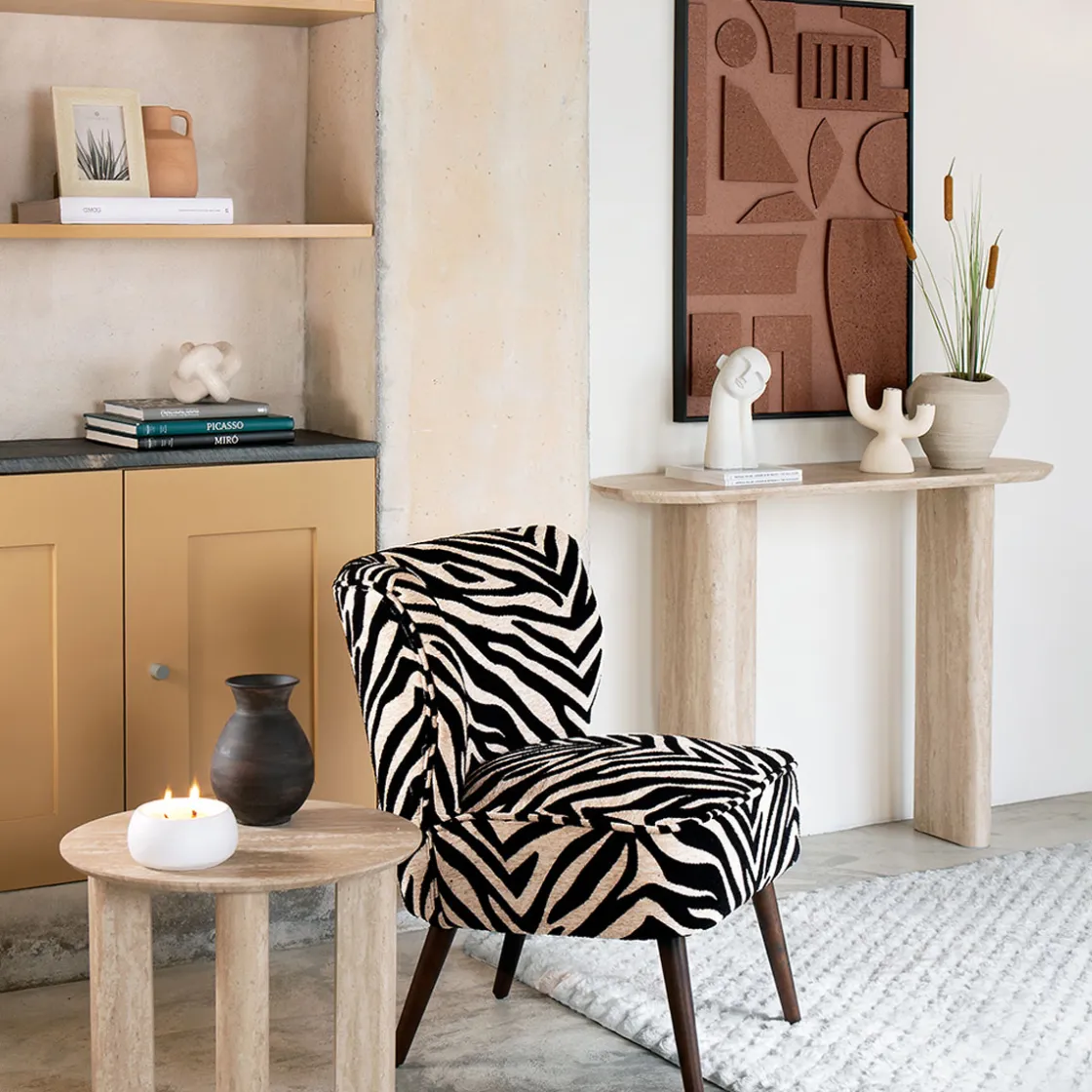 atmosphera Aparadores Y Consolas>Consola ANAYA beige de mdf