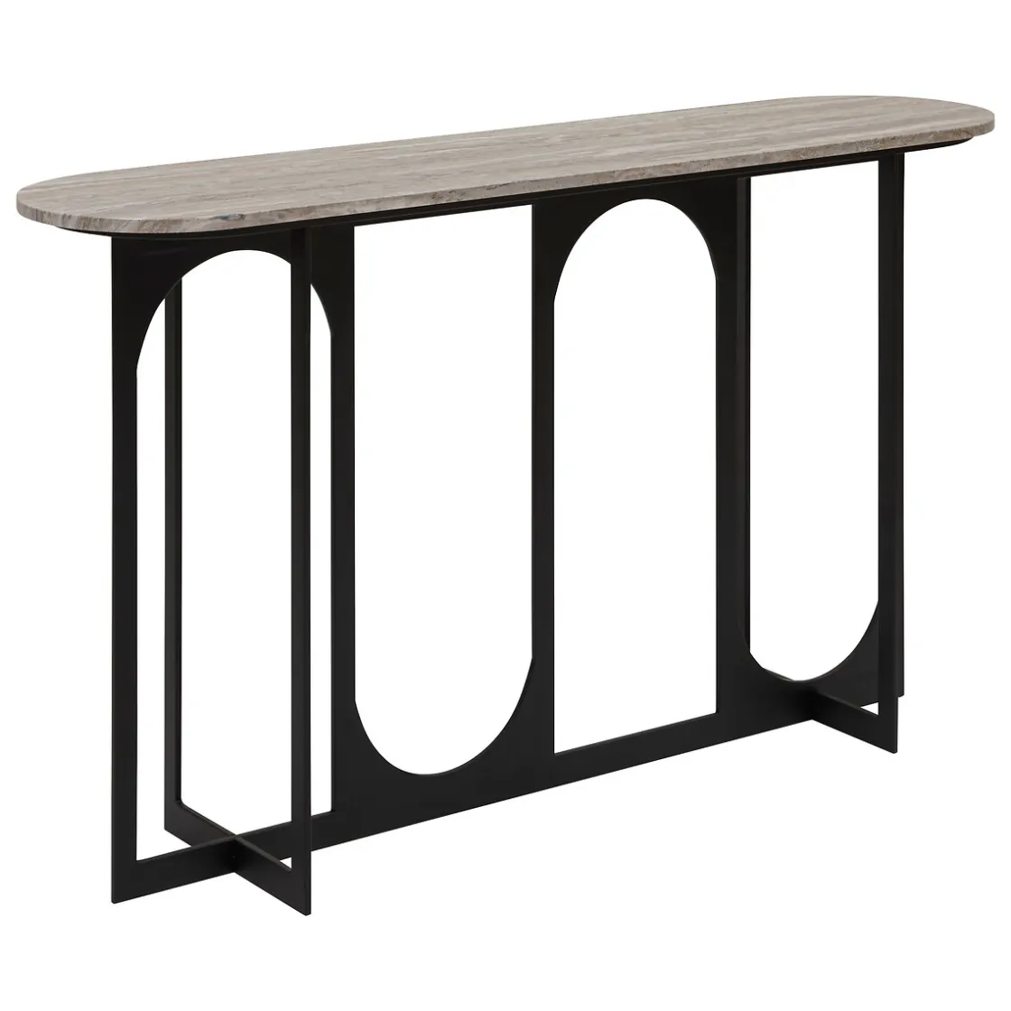 atmosphera Aparadores Y Consolas>Consola TUSCO negra 140cm