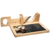 secret d'gourmet Placas Calefactoras Y Tablas De Cortar>Cortadora Charcutería Con Tabla Madera