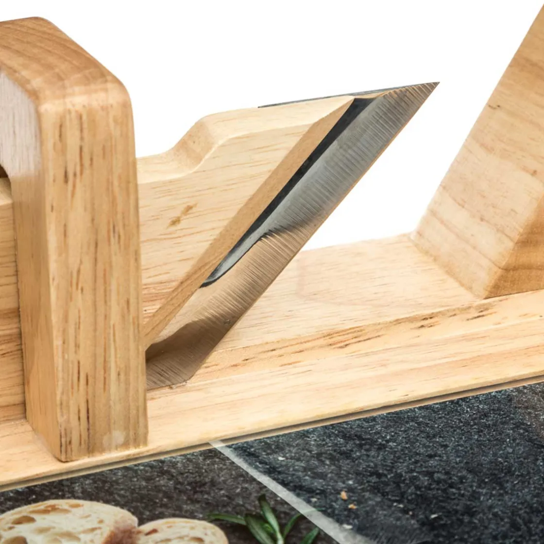 secret d'gourmet Placas Calefactoras Y Tablas De Cortar>Cortadora Charcutería Con Tabla Madera