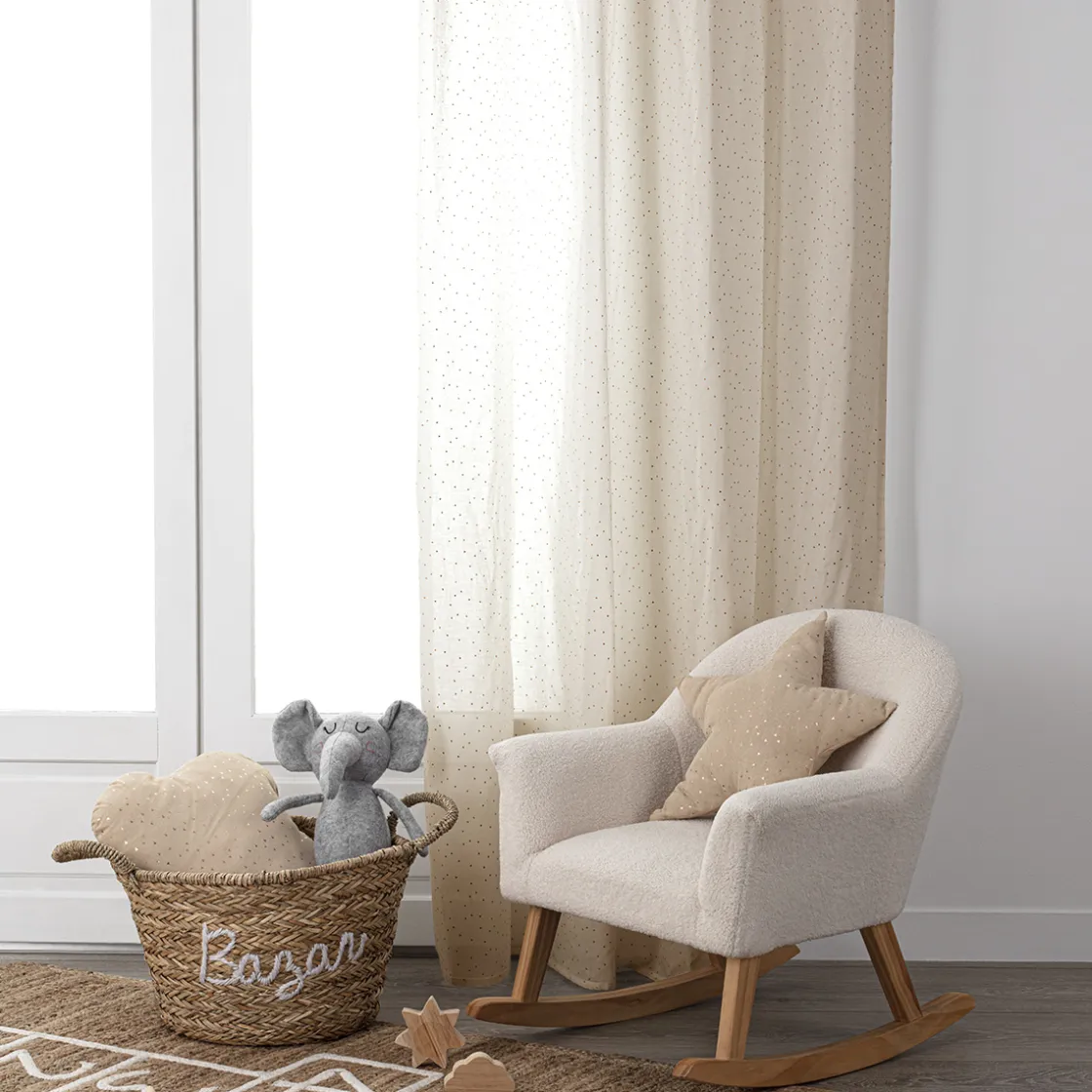 atmosphera4kids Téxtil>Cortina Berlingot Beige 140x250Cm