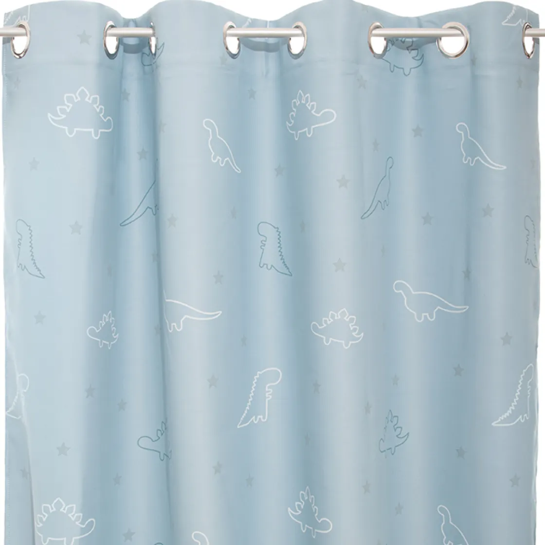 atmosphera4kids Téxtil>Cortina Dinosaurios Azul 140x260Cm