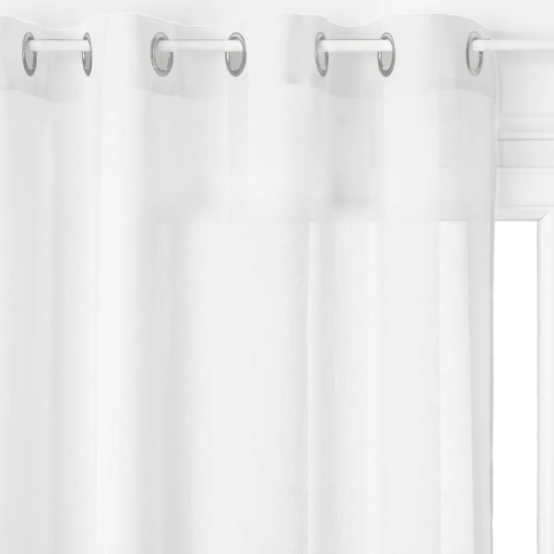 atmosphera Cortinas>Cortina Elsa Blanca 140x240Cm