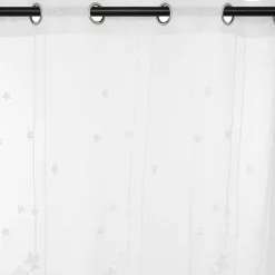 atmosphera4kids Téxtil>Cortina Estrellas Bordado Blanco 140x240cm