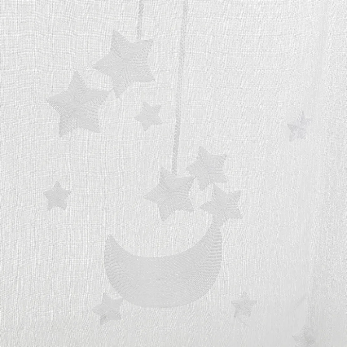 atmosphera4kids Téxtil>Cortina Estrellas Bordado Blanco 140x240cm