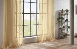 atmosphera Cortinas>Cortina Fred Ocre 140x240Cm
