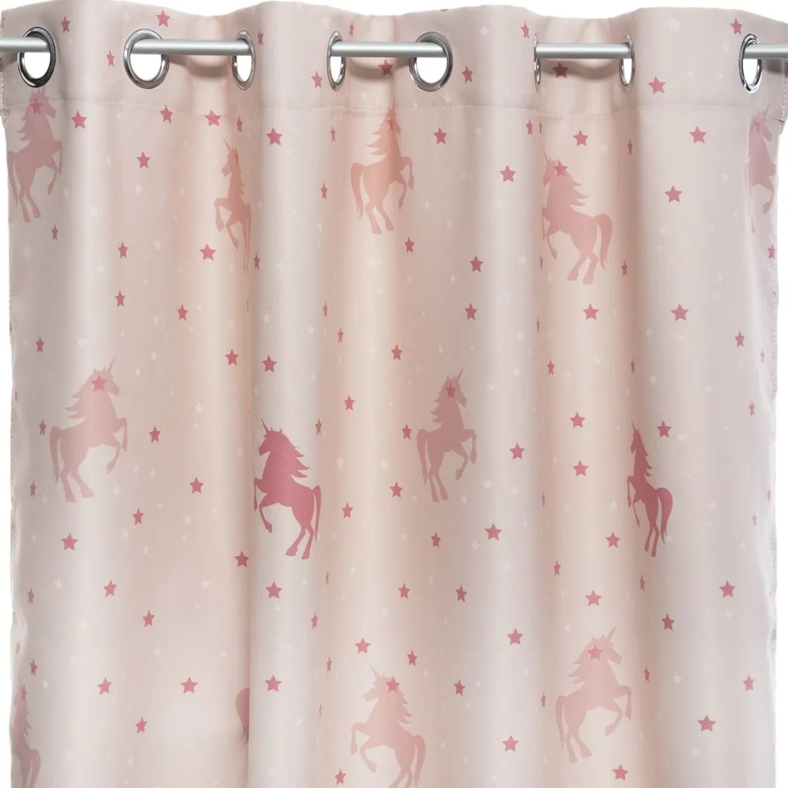 atmosphera4kids Téxtil>Cortina Glow Rosa Claro 140x250Cm