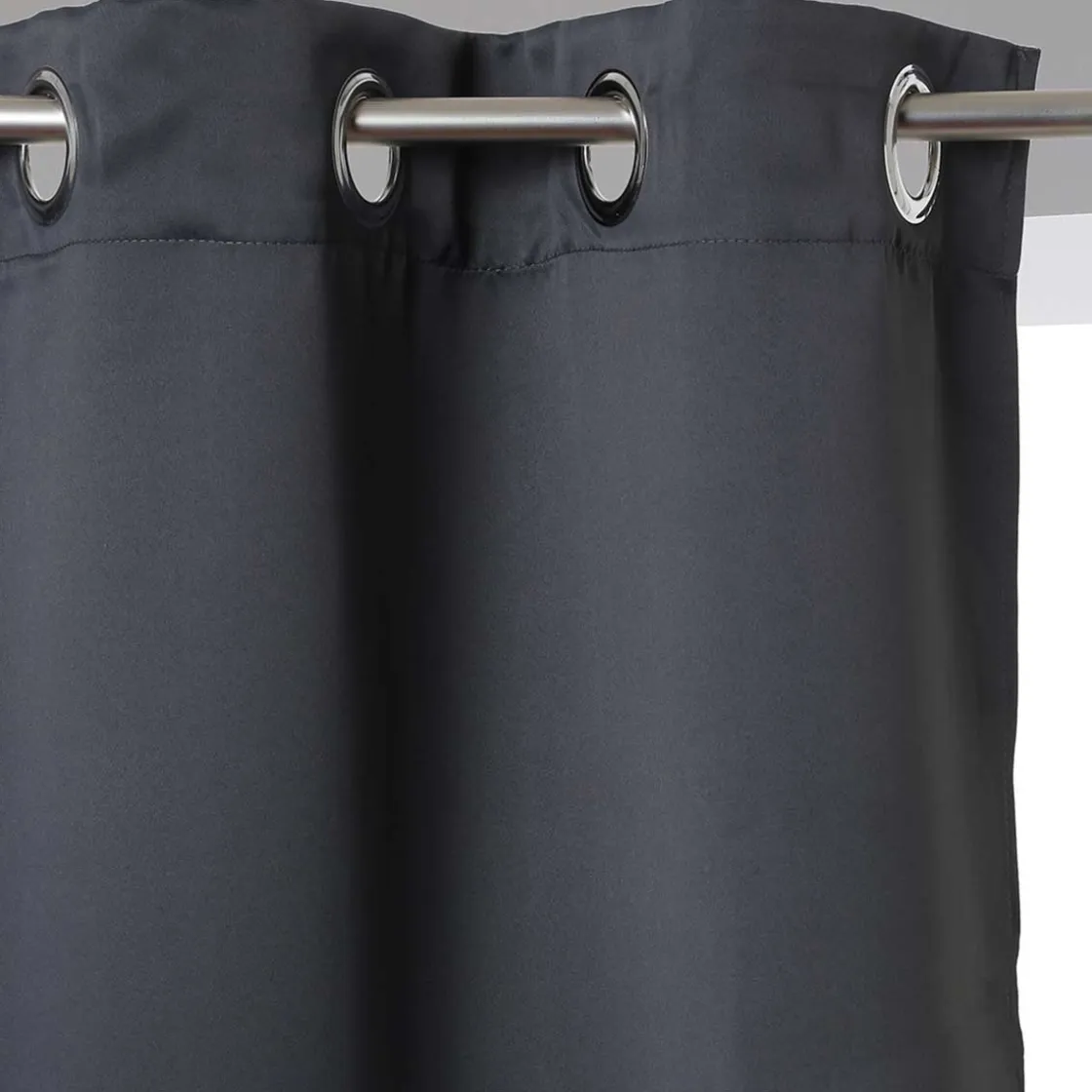 atmosphera Cortinas>Cortina Gris Oscuro Opaca 140x260Cm