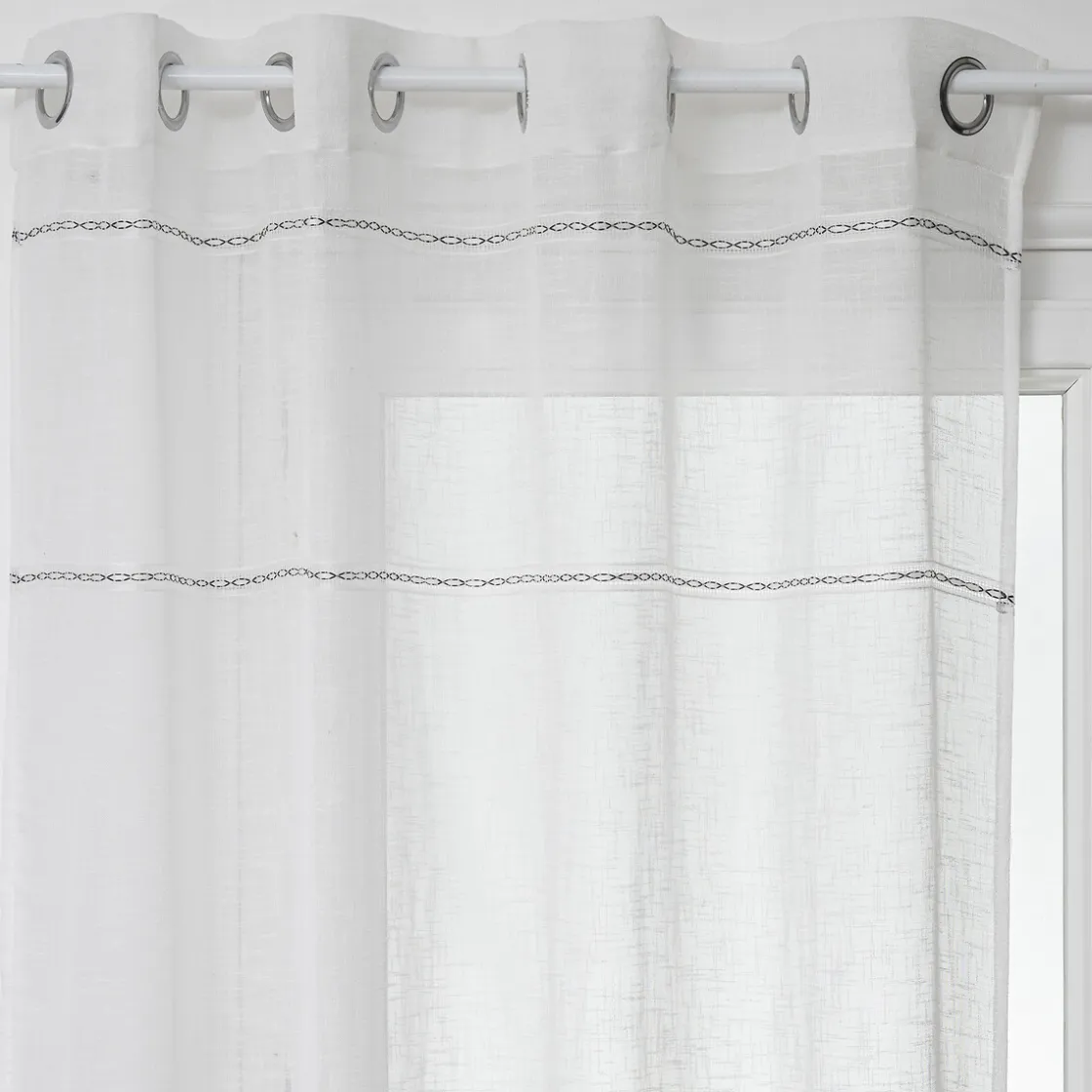 atmosphera Cortinas>Cortina Indi Blanca 140x240Cm