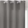 atmosphera Cortinas>Cortina LILOU gris oscuro 140x260cm