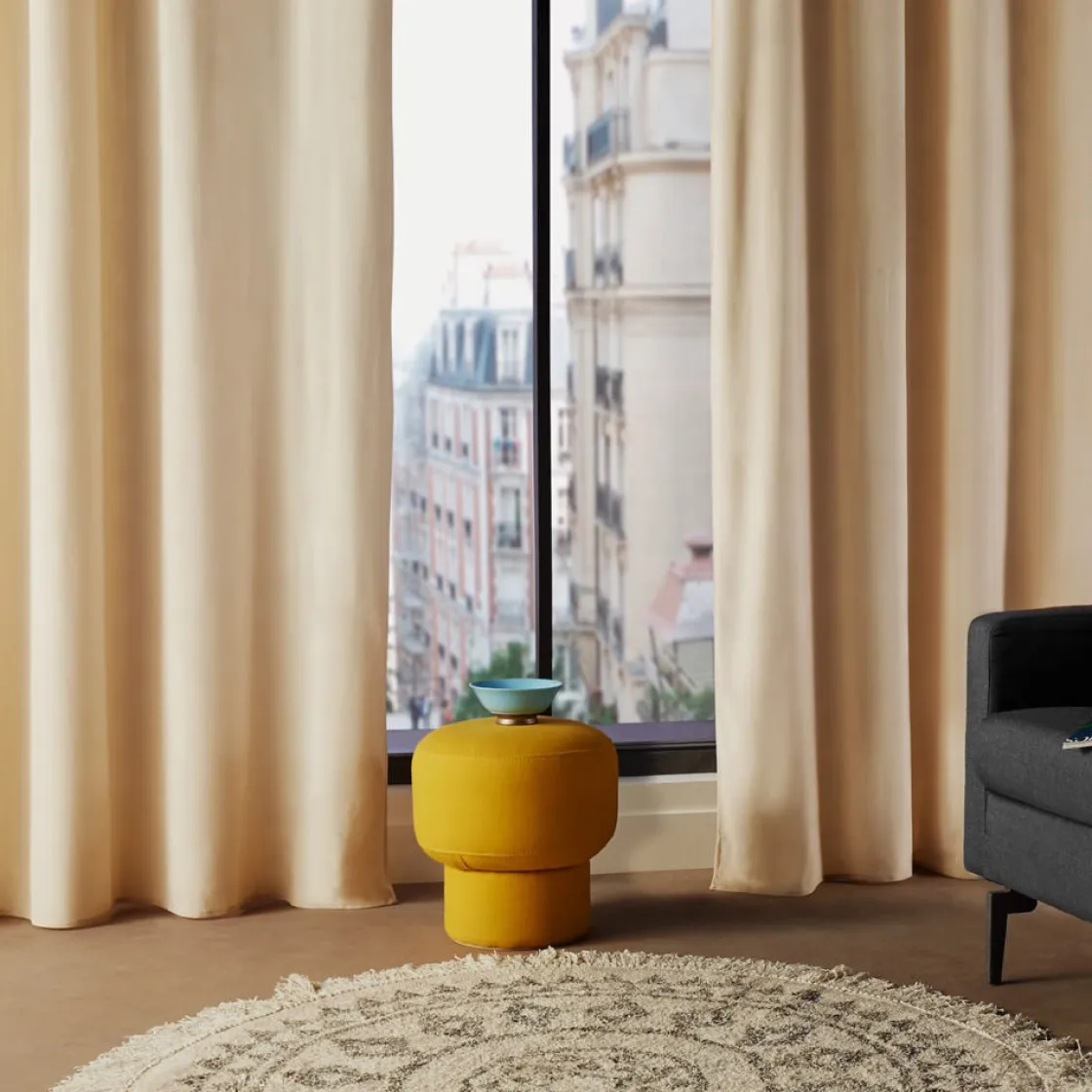 atmosphera Cortinas>Cortina LILOU marfil 140x260cm