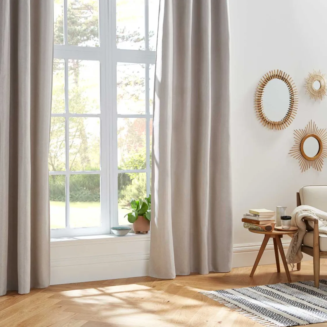 atmosphera Cortinas>Cortina Opaca Elena Lino 140x260Cm