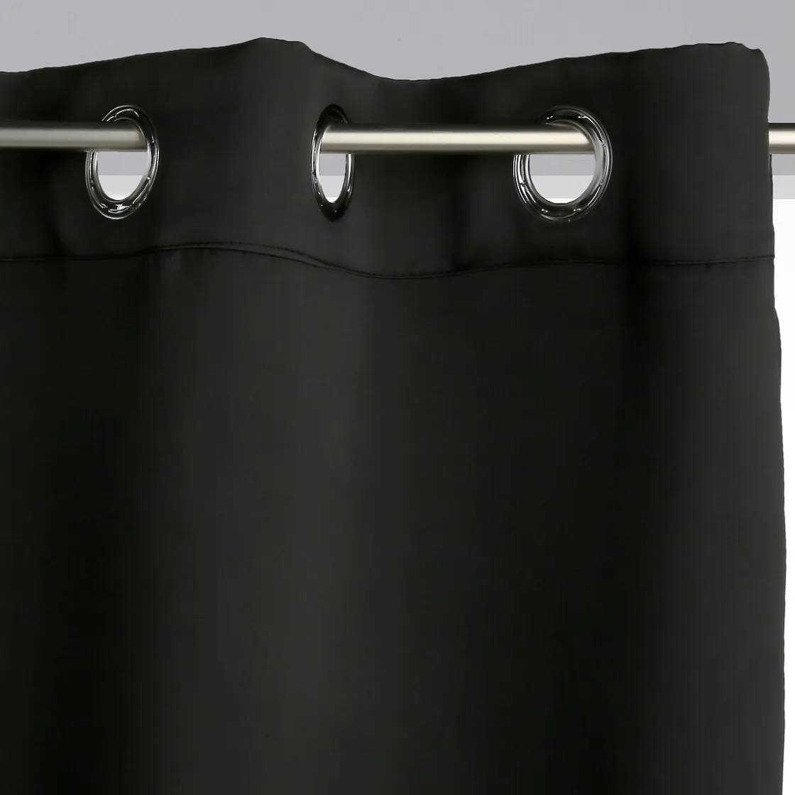 atmosphera Cortinas>Cortina Opaca Negra 140x260Cm