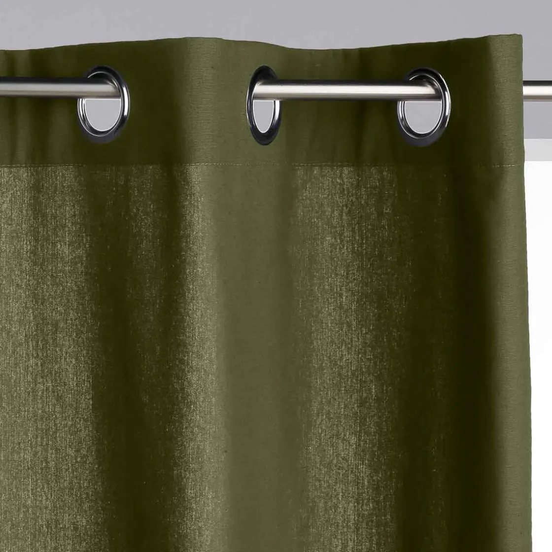 atmosphera Cortinas>Cortina PANAMA verde caqui 140x260cm