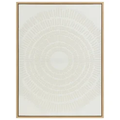 atmosphera Marcos Y Fotos>Cuadro decorativo ANGELI blanco 80x60cm