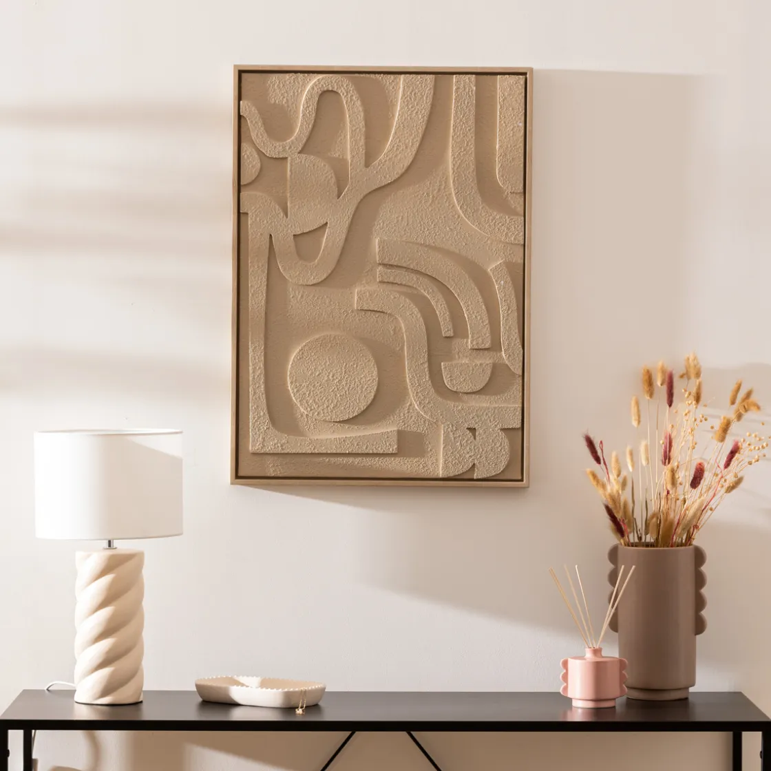 atmosphera Lienzos Y Cuadros Decorativos>Cuadro decorativo AZRA de mdf 70cm