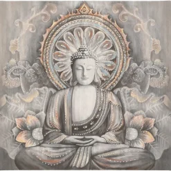 atmosphera Lienzos Y Cuadros Decorativos>Cuadro Decorativo Buda 58x2.8x58Cm