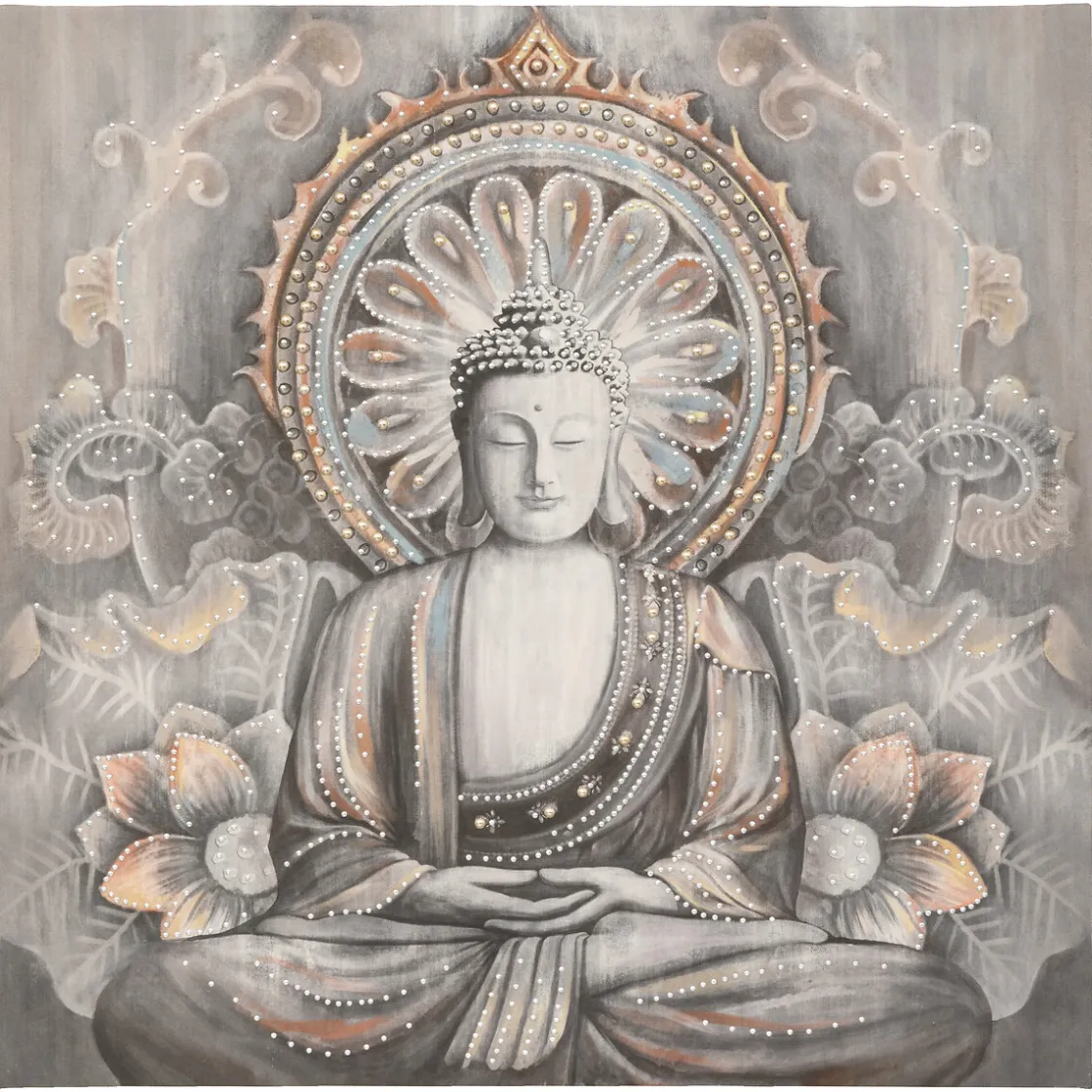 atmosphera Lienzos Y Cuadros Decorativos>Cuadro Decorativo Buda 58x2.8x58Cm