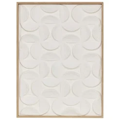 atmosphera Lienzos Y Cuadros Decorativos>Cuadro decorativo 3D KAILANI blanco 80x60cm