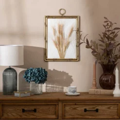 atmosphera Lienzos Y Cuadros Decorativos|Estilo Rústico>Cuadro Decorativo Jonas Trigo De Mdf Y Metal 47cm