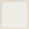 atmosphera Lienzos Y Cuadros Decorativos>Cuadro decorativo KAYA blanco 60x60cm