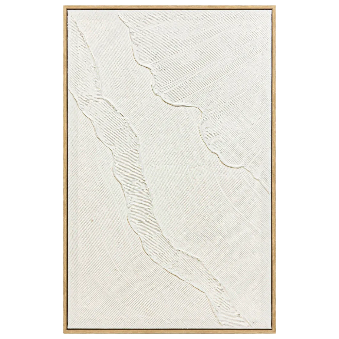 atmosphera Lienzos Y Cuadros Decorativos>Cuadro decorativo KOHANA con relieve blanco