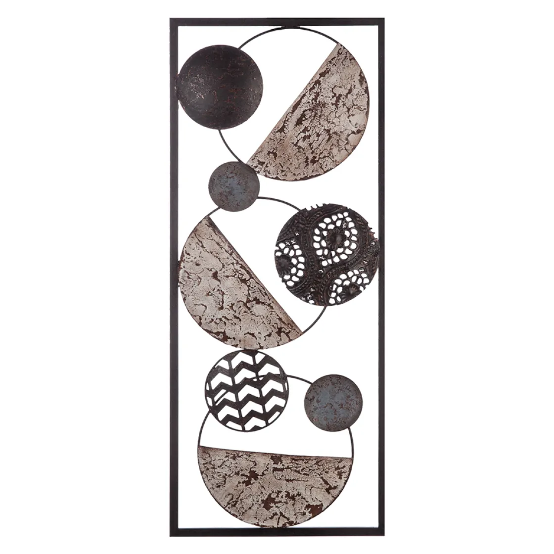 atmosphera Lienzos Y Cuadros Decorativos>Cuadro Decorativo Metal Étnica 25x61Cm