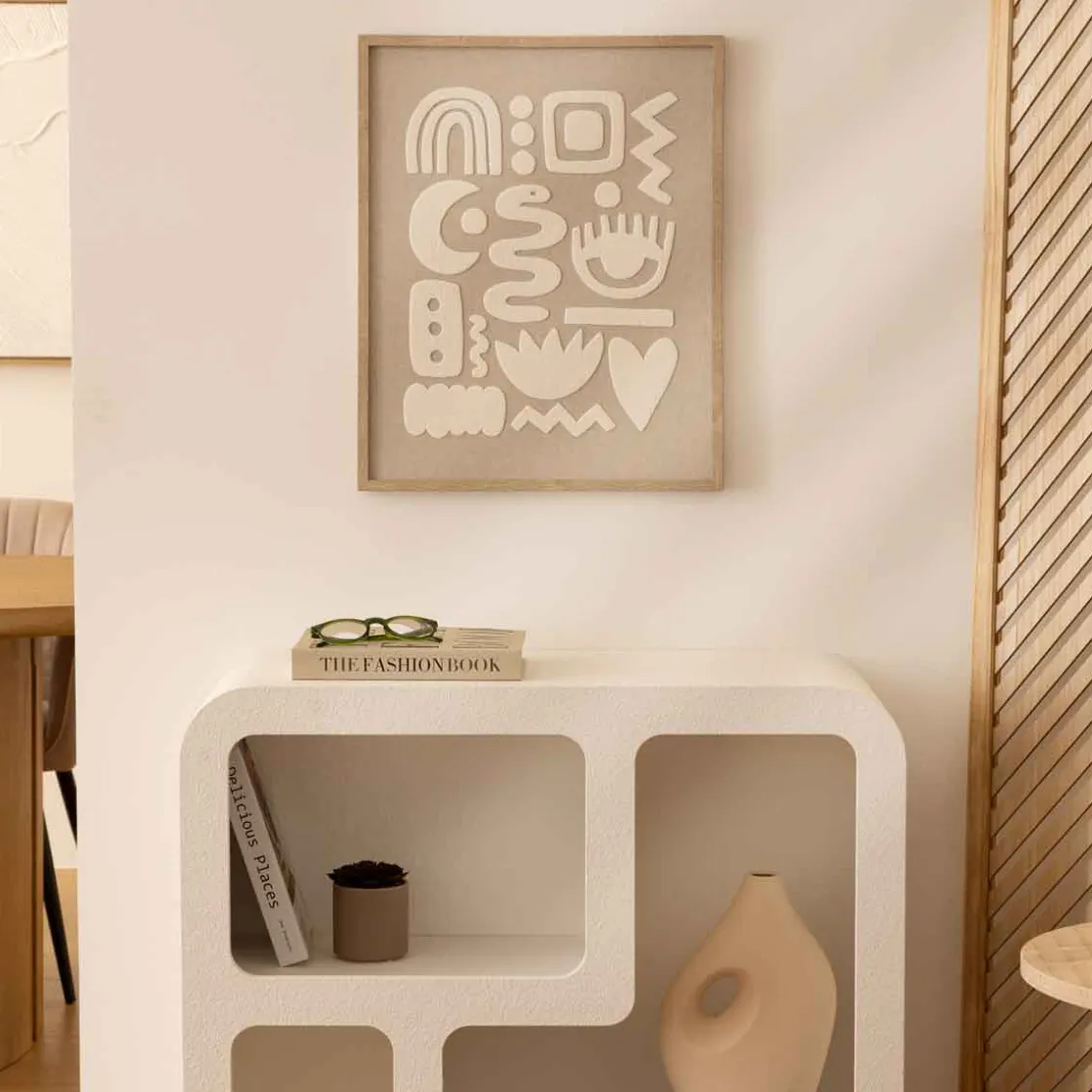 atmosphera Lienzos Y Cuadros Decorativos|Estilo Étnico>Cuadro decorativo PETRA con relieve