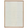 atmosphera Marcos Y Fotos>Cuadro decorativo TISSIA beige 70x50cm