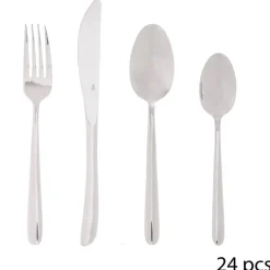 secret d'gourmet Cuchillería>Cubertería ORBA con 24 pzas de acero inoxidable