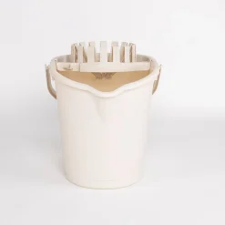 Auxiliares De Limpieza>Cubo con exprimidor beige 16L