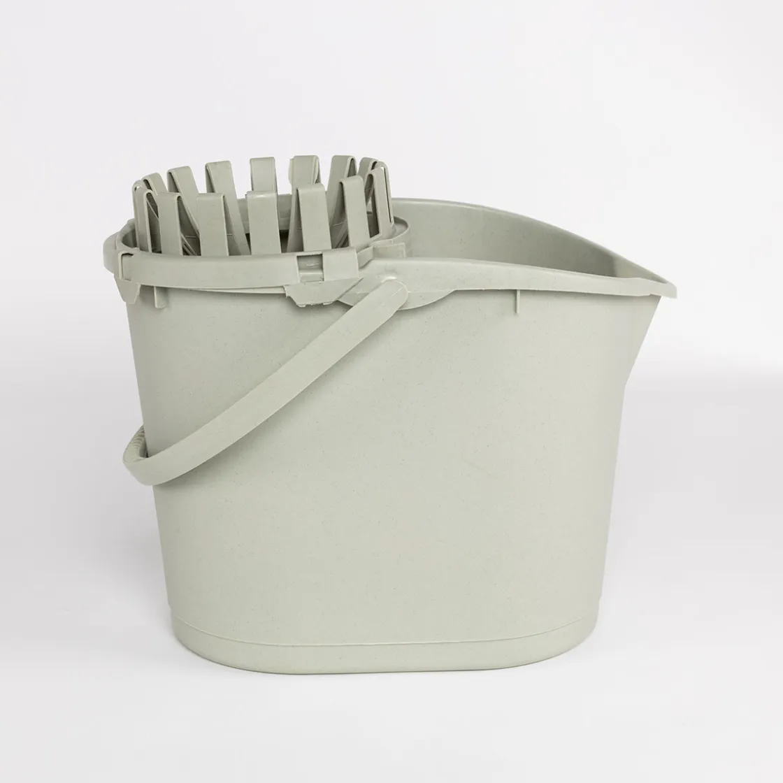jardina Auxiliares De Limpieza>Cubo con exprimidor verde 16L