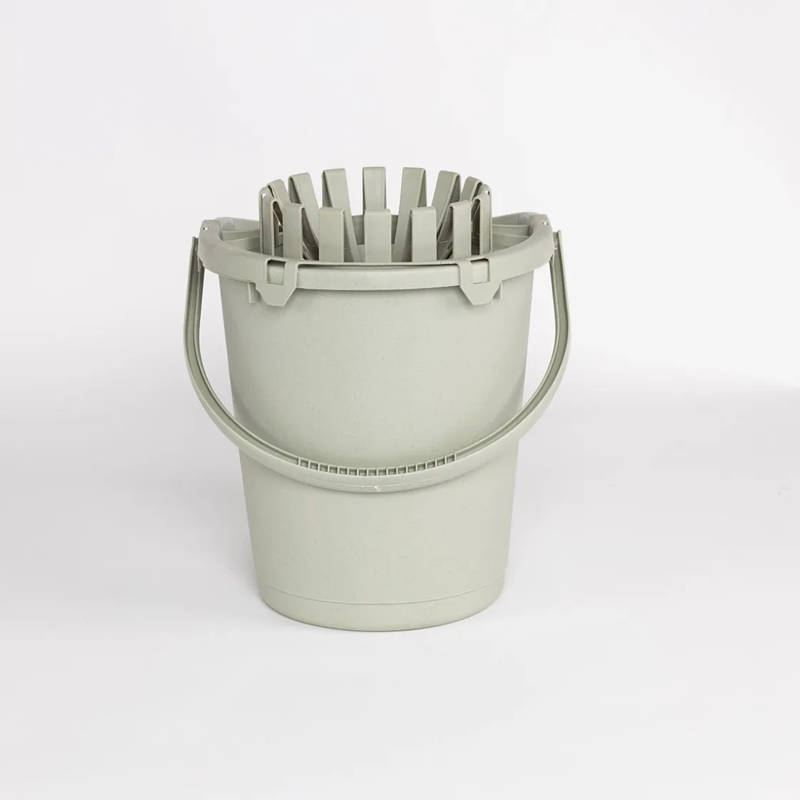 jardina Auxiliares De Limpieza>Cubo con exprimidor verde 16L