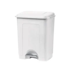 Botes De Basura Y Contenedores De Reciclaje>Cubo Con Pedal 35L Blanco