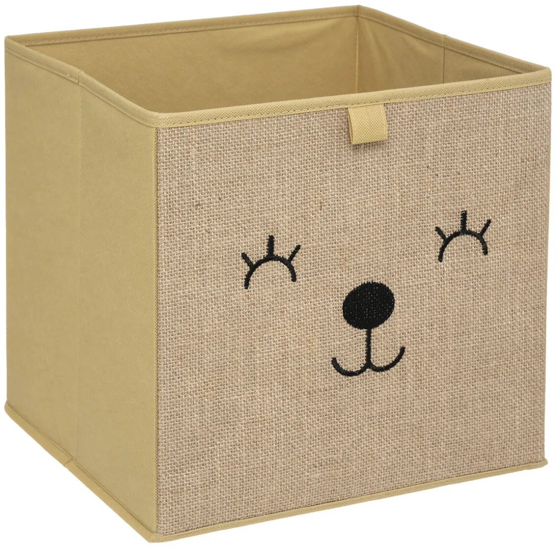 atmosphera4kids Almacenamiento>Cubo De Almacenaje Oso Marrón 29x29Cm