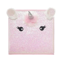 atmosphera4kids Almacenamiento>Cubo De Almacenaje Unicornio 29x31Cm
