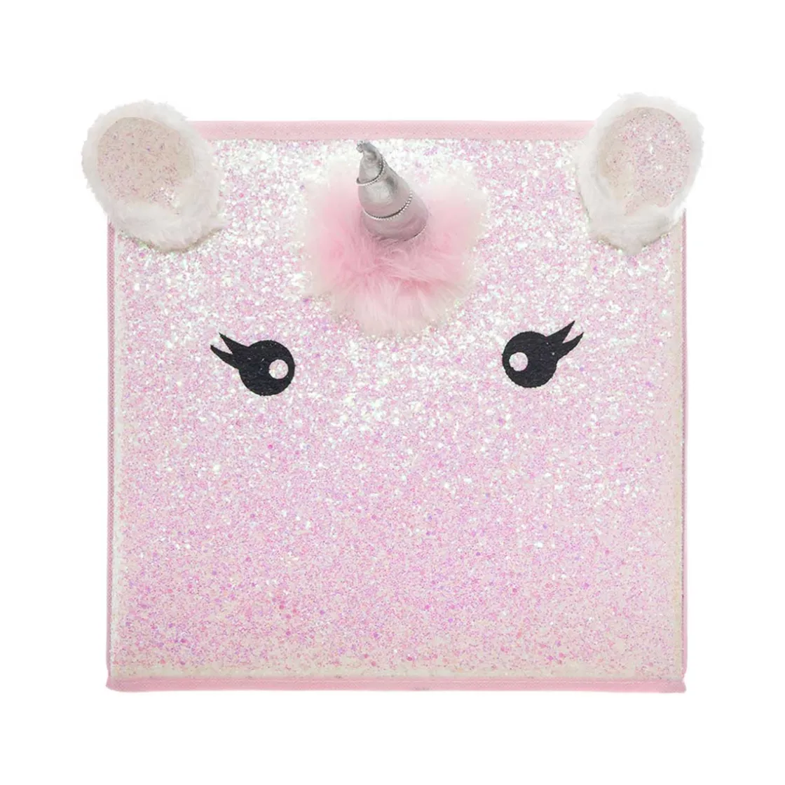 atmosphera4kids Almacenamiento>Cubo De Almacenaje Unicornio 29x31Cm